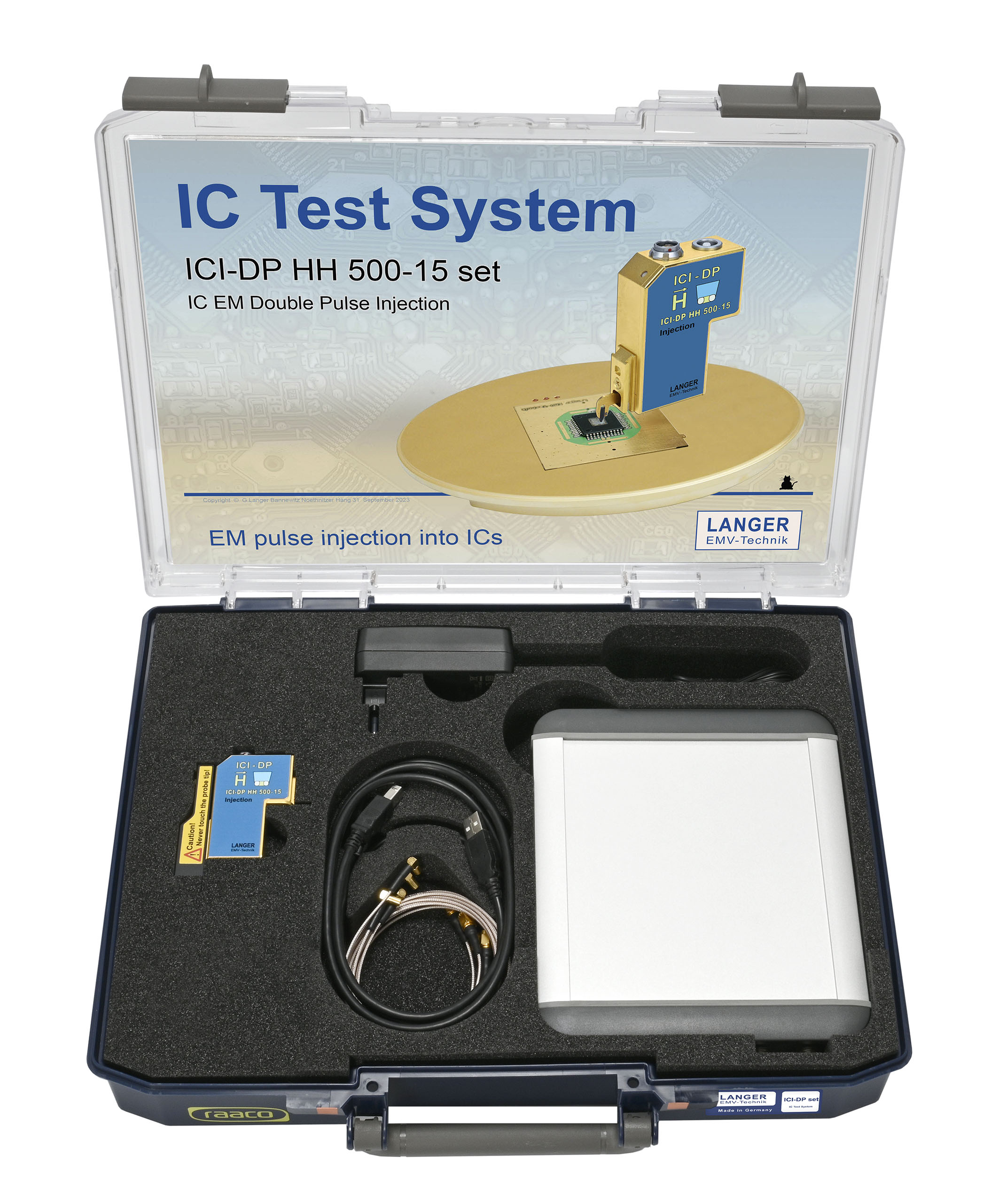 Contents of the case ICI-DP HH500-15 set